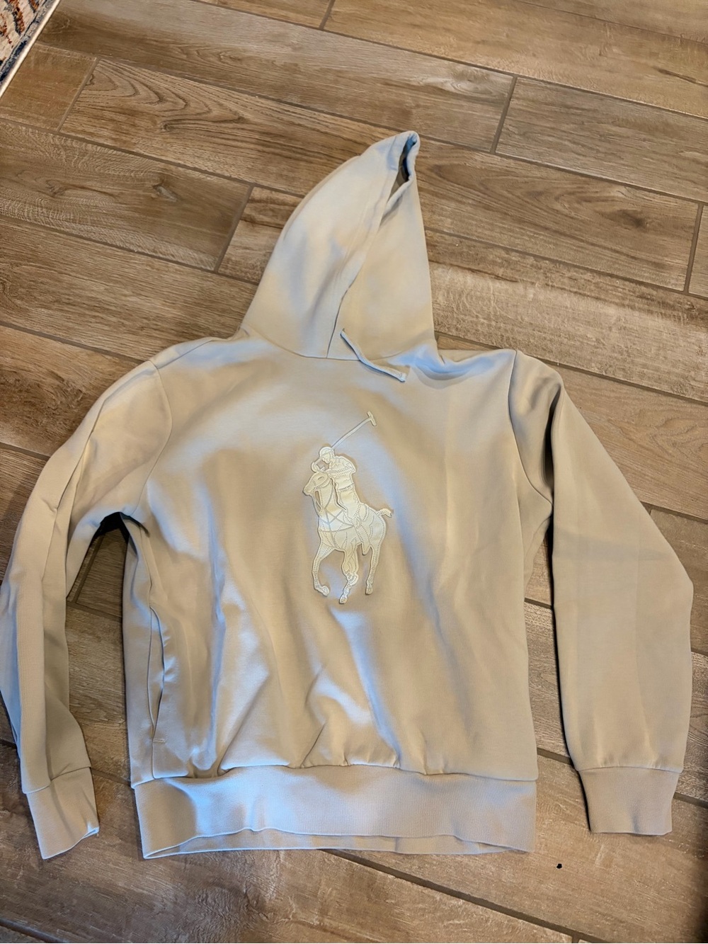 Polo Ralph Lauren Hoodie Big Leather pony size medium